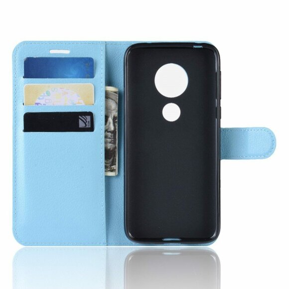 Чехол для Motorola Moto G7 Play (голубой) Чехол для Motorola Moto G7 Play (голубой)