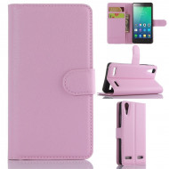 Чехол с визитницей для Lenovo A6000 (розовый) Чехол с визитницей для Lenovo A6000 (розовый)