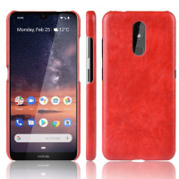Кожаная накладка-чехол для Nokia 3.2 (красный)