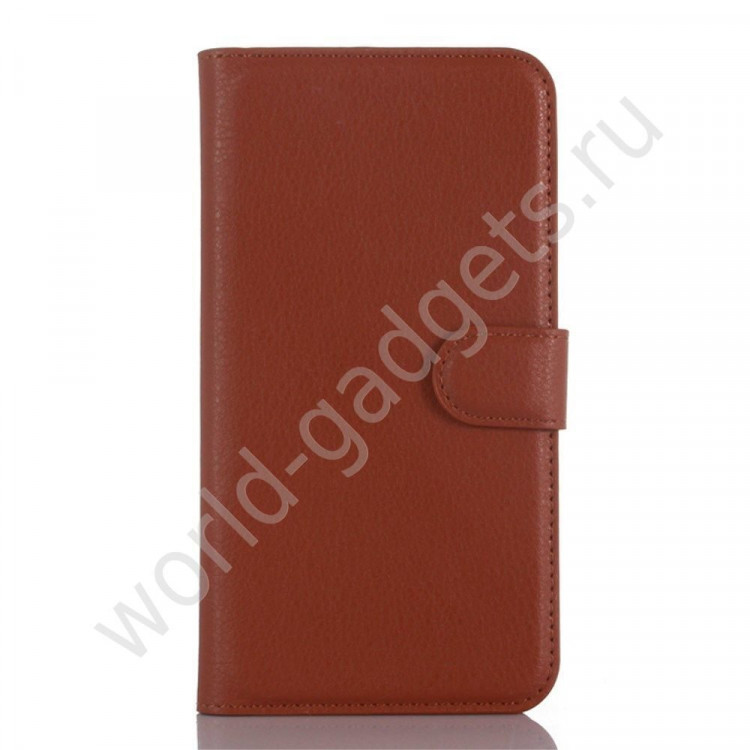 Чехол с визитницей для Asus Zenfone Zoom ZX551ML / ZX550ML (коричневый)