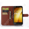 Чехол с визитницей для Asus Zenfone Zoom ZX551ML / ZX550ML (коричневый)