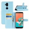 Чехол с визитницей для Asus ZenFone 5 Lite ZC600KL (голубой)