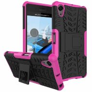 Чехол Hybrid Armor для Sony Xperia X Performance (черный + розовый) Чехол Hybrid Armor для Sony Xperia X Performance (черный + розовый)