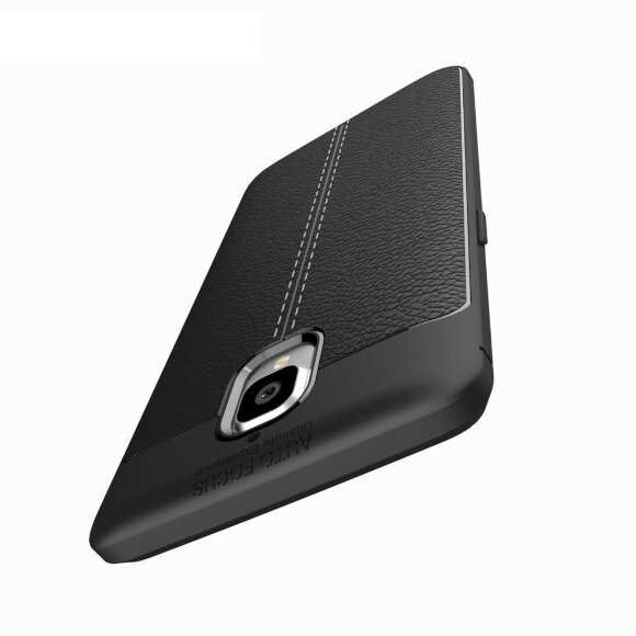 Чехол-накладка Litchi Grain для OnePlus 3 / OnePlus 3T (черный)