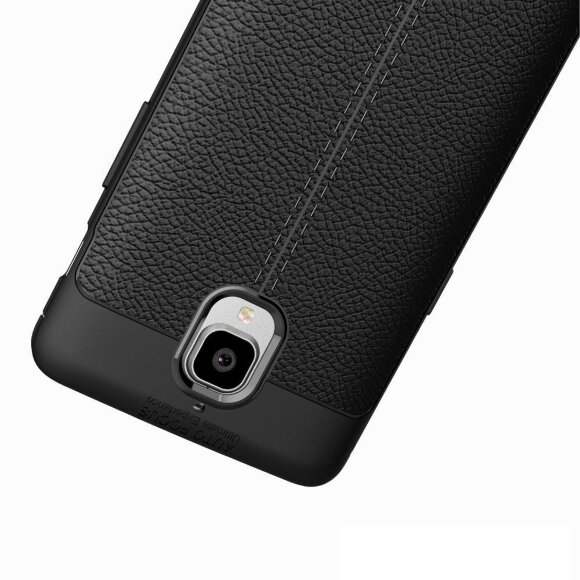 Чехол-накладка Litchi Grain для OnePlus 3 / OnePlus 3T (черный)