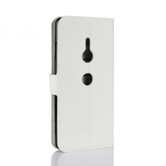 Чехол с визитницей для Sony Xperia XZ3 (белый) Чехол с визитницей для Sony Xperia XZ3 (белый)
