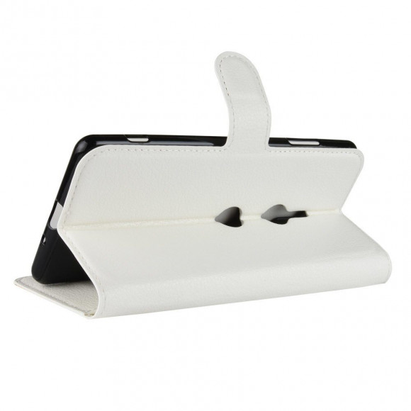 Чехол с визитницей для Sony Xperia XZ3 (белый) Чехол с визитницей для Sony Xperia XZ3 (белый)