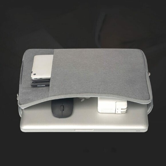 Чехол POFOKO Denim Business для ноутбука и Macbook 15,6 дюйма (темно-синий)