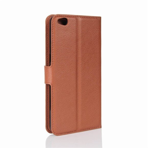 Чехол с визитницей для ZTE Nubia M2 lite (коричневый)