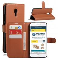 Чехол с визитницей для Meizu M3 Note (коричневый)