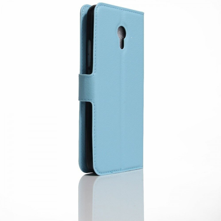 Чехол с визитницей для Meizu M5 Note (голубой)