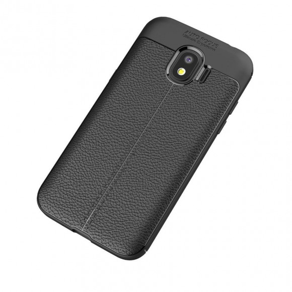Чехол-накладка Litchi Grain для Samsung Galaxy J2 Pro 2018 (черный) Чехол-накладка Litchi Grain для Samsung Galaxy J2 Pro 2018 (черный)
