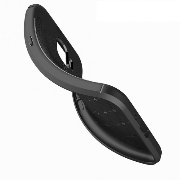 Чехол-накладка Litchi Grain для Samsung Galaxy J2 Pro 2018 (черный) Чехол-накладка Litchi Grain для Samsung Galaxy J2 Pro 2018 (черный)