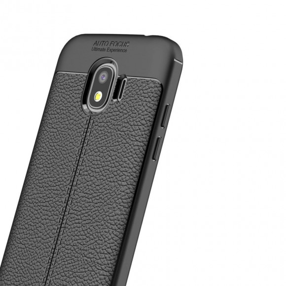 Чехол-накладка Litchi Grain для Samsung Galaxy J2 Pro 2018 (черный) Чехол-накладка Litchi Grain для Samsung Galaxy J2 Pro 2018 (черный)