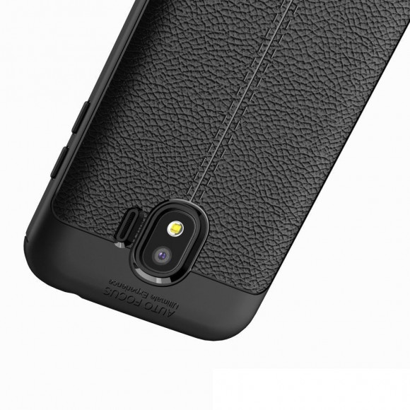 Чехол-накладка Litchi Grain для Samsung Galaxy J2 Pro 2018 (черный) Чехол-накладка Litchi Grain для Samsung Galaxy J2 Pro 2018 (черный)