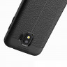 Чехол-накладка Litchi Grain для Samsung Galaxy J2 Pro 2018 (черный)