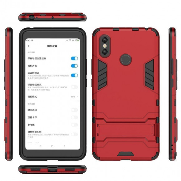 Чехол Duty Armor для Xiaomi Mi Max 3 (красный) Чехол Duty Armor для Xiaomi Mi Max 3 (красный)