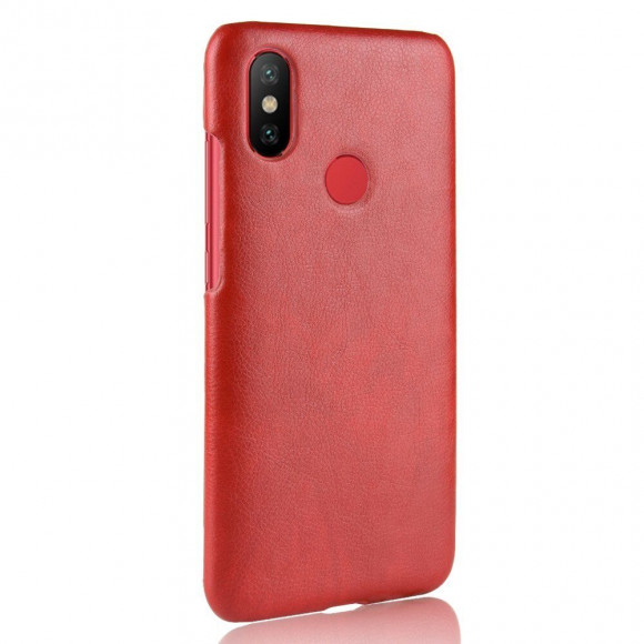Чехол Litchi Texture для Xiaomi Mi 6X / Mi A2 (красный) Чехол Litchi Texture для Xiaomi Mi 6X / Mi A2 (красный)