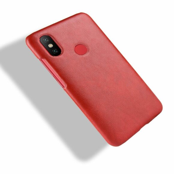 Чехол Litchi Texture для Xiaomi Mi 6X / Mi A2 (красный) Чехол Litchi Texture для Xiaomi Mi 6X / Mi A2 (красный)