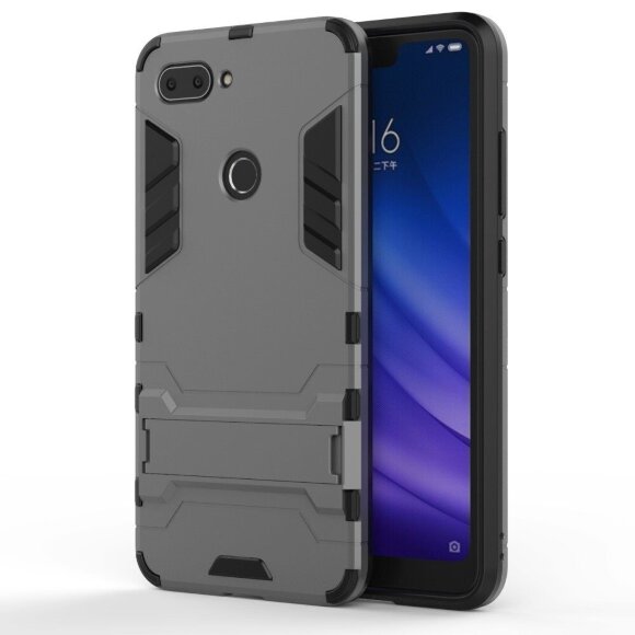 Чехол Duty Armor для Xiaomi Mi 8 Lite (серый) Чехол Duty Armor для Xiaomi Mi 8 Lite (серый)