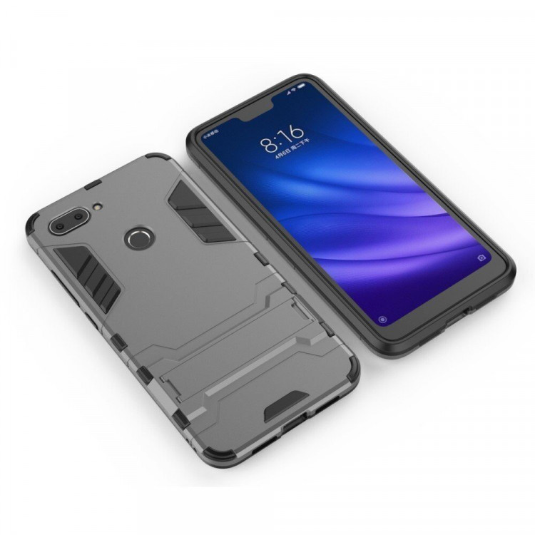 Чехол Duty Armor для Xiaomi Mi 8 Lite (серый)