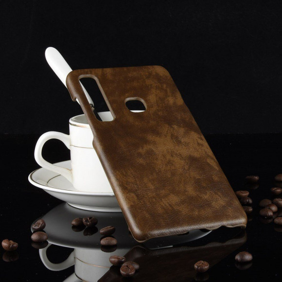 Чехол Litchi Texture для Samsung Galaxy A9 (2018) (коричневый) Чехол Litchi Texture для Samsung Galaxy A9 (2018) (коричневый)