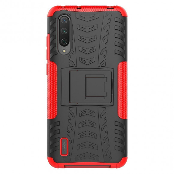 Чехол Hybrid Armor для Xiaomi Mi CC9 / Xiaomi Mi 9 Lite (черный + красный) Чехол Hybrid Armor для Xiaomi Mi CC9 / Xiaomi Mi 9 Lite (черный + красный)