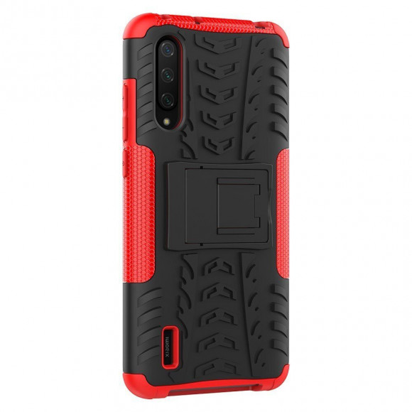 Чехол Hybrid Armor для Xiaomi Mi CC9 / Xiaomi Mi 9 Lite (черный + красный) Чехол Hybrid Armor для Xiaomi Mi CC9 / Xiaomi Mi 9 Lite (черный + красный)