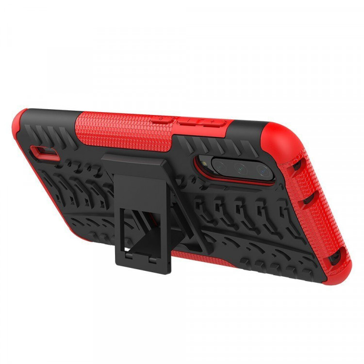 Чехол Hybrid Armor для Xiaomi Mi CC9 / Xiaomi Mi 9 Lite (черный + красный)