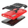Чехол Hybrid Armor для Xiaomi Mi CC9 / Xiaomi Mi 9 Lite (черный + красный)