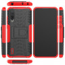 Чехол Hybrid Armor для Xiaomi Mi CC9 / Xiaomi Mi 9 Lite (черный + красный)