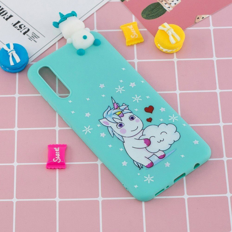 Силиконовый чехол 3D для Samsung Galaxy A50 / Galaxy A50s / Galaxy A30s (Unicorn)