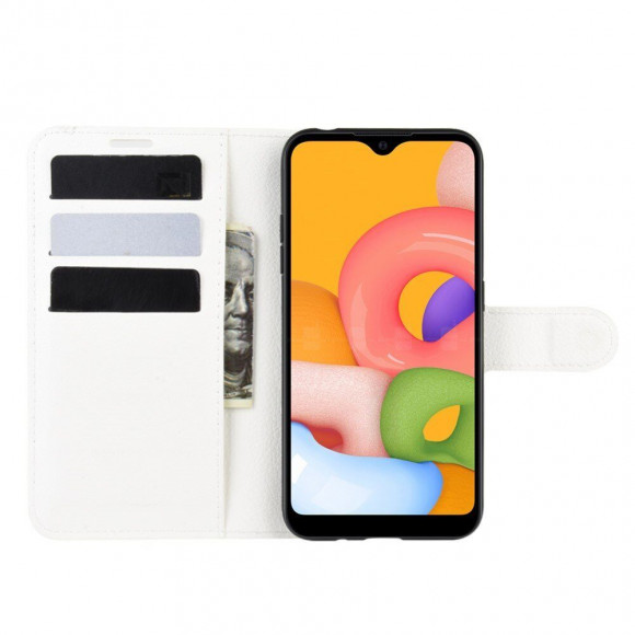 Чехол для Samsung Galaxy A01 (белый)