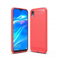 Чехол-накладка Carbon Fibre для Huawei Y5 (2019) / Honor 8S (красный) Чехол-накладка Carbon Fibre для Huawei Y5 (2019) / Honor 8S (красный)