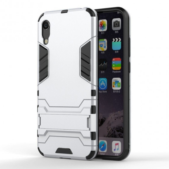 Чехол Duty Armor для Huawei Y6 Pro (2019) (серебряный) Чехол Duty Armor для Huawei Y6 Pro (2019) (серебряный)