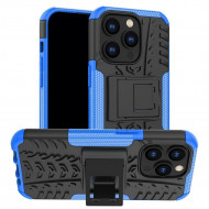 Чехол Hybrid Armor для iPhone 14 Pro (черный + голубой) Чехол Hybrid Armor для iPhone 14 Pro (черный + голубой)