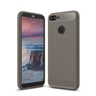 Чехол-накладка Carbon Fibre для Huawei Honor 9i / Honor 9N (серый)