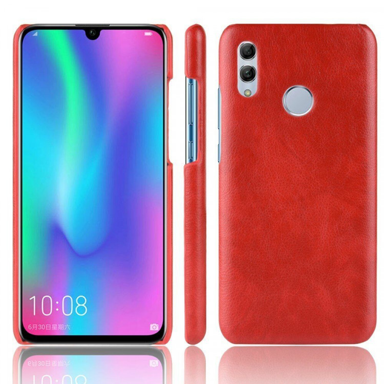 Чехол Litchi Texture для Huawei Honor 10 Lite / P Smart (2019) (красный)