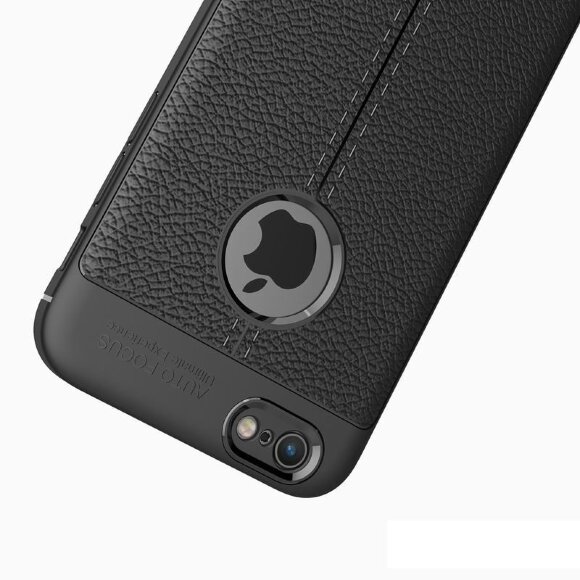 Чехол-накладка Litchi Grain для iPhone 6S Plus / 6 Plus (серый)