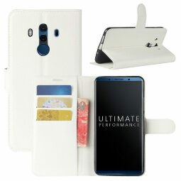 Чехол с визитницей для Huawei Mate 10 Pro (белый)