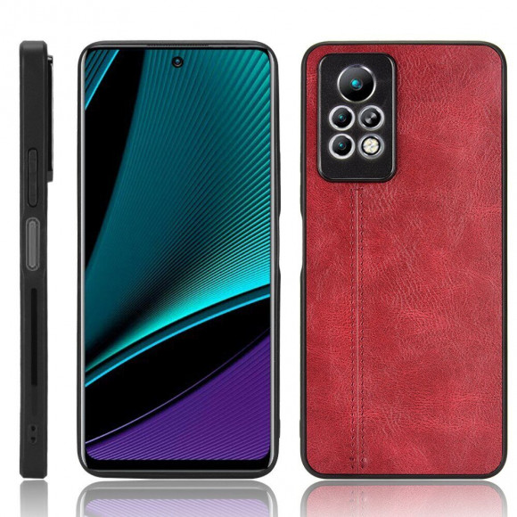 Чехол из экокожи для Infinix Note 11 Pro (красный) Чехол из экокожи для Infinix Note 11 Pro (красный)