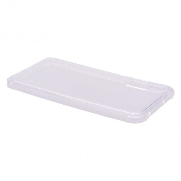 Силиконовый чехол с усиленными бортиками для Huawei P20 Pro / P20 Plus (прозрачный)