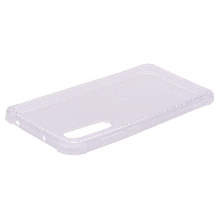 Силиконовый чехол с усиленными бортиками для Huawei P20 Pro / P20 Plus (прозрачный)