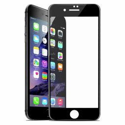 Защитное стекло 3D для iPhone 7 / iPhone 8 / iPhone SE (2020) / iPhone SE (2022) (черный)