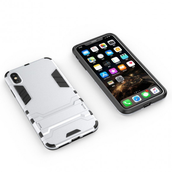 Чехол Duty Armor для iPhone XS Max (серебряный) Чехол Duty Armor для iPhone XS Max (серебряный)
