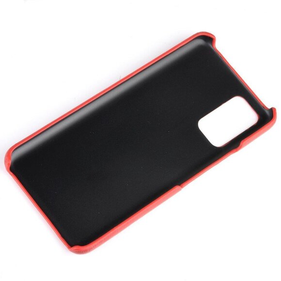 Кожаная накладка-чехол для Honor V30 / Honor View 30 Pro (красный)