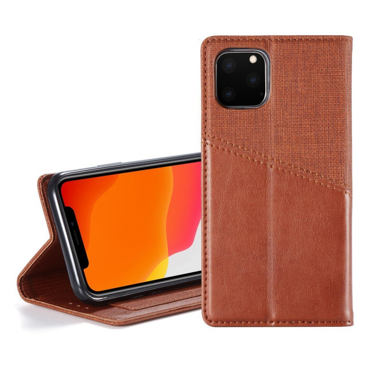 Чехол с защитой RFID для iPhone 11 (коричневый)