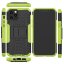 Чехол Hybrid Armor для iPhone 12 / iPhone 12 Pro (черный + зеленый)