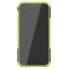 Чехол Hybrid Armor для iPhone 12 / iPhone 12 Pro (черный + зеленый)