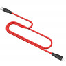 Кабель Hoco X21 Plus Silicone PD Type-C - Lightning (красный)